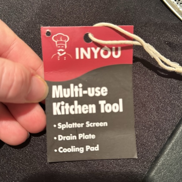 BRAND NEW: Stainless steel splatter screen for cooking 13.4in - Picture 2 of 3